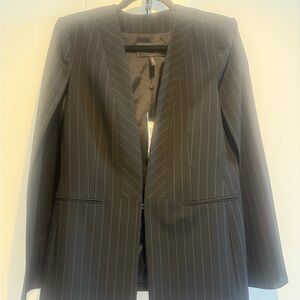 BCBGMaxAzria Black Pinstripe Blazer…NWT